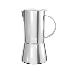 Adler AD 4417 Moka kanvička na 10 šálok 620 ml strieborná (AD 4417)