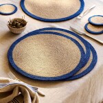 Garden Trading Prestieranie Seagrass Yelford Ink – set 4 ks