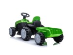 Mamido Mamido Detský elektrický traktor s vlečkou zelený