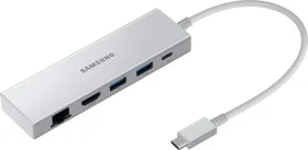 SAMSUNG EE-P5400USEGEU Multiport adaptér strieborná / 5 portov / USB-C (EE-P5400USEGEU)
