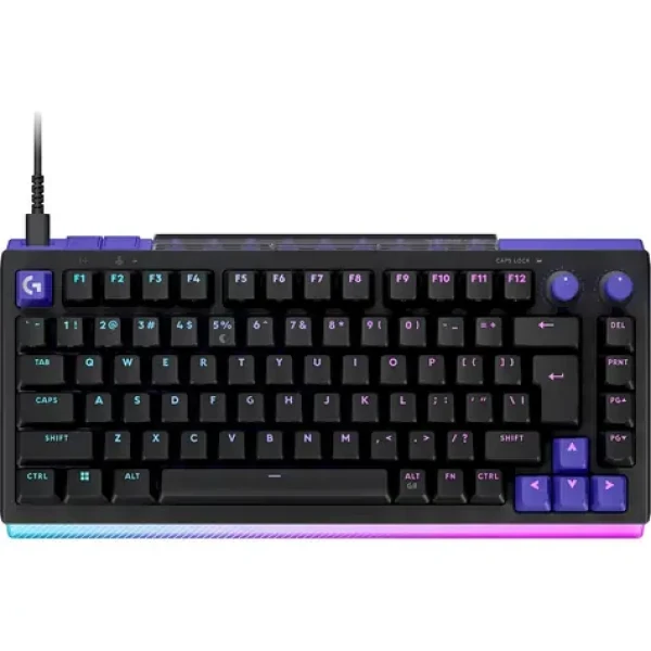 Logitech G512 X 75 čierna / herná klávesnica / US Int. layout / Tactile (920-013934)