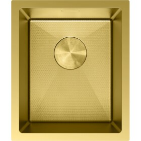MEXEN - Trixo oceľový drez 1-bowl 370 x 440 mm, zlatá HC 6412371000-55HC