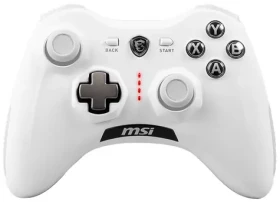 MSI Force GC30 V2 biela / Herný ovládač / bezdrôtový / 600 mAh / vymeniteľný D-pad / OTG / PC amp; Android (S10-43G0040-EC4)