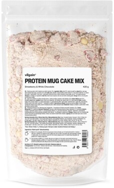 Vilgain Protein Mug Cake Mix – Jahoda a biela čokoláda 420 g