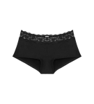 Triumph - LOVELY MICRO: Krátké boxerky s květinovou krajkou Triumph BLACK XL