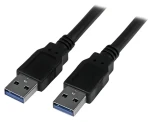 StarTech kábel USB-A - USB-A čierna / Kábel / USB 3.0 / 3 m / 5 Gbps (USB3SAA3MBK)