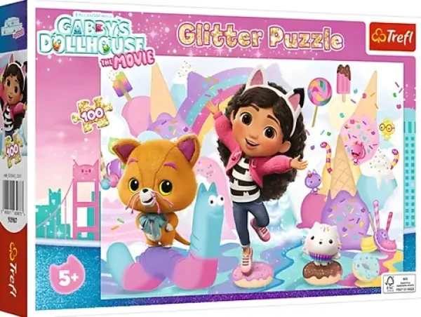 Trefl Svietiace puzzle Gábinin kúzelný domček: S kamarátmi
