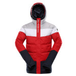 Pánská lyžařská bunda s membránou ptx ALPINE PRO OWN dk.red XXL