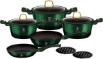 Berlingerhaus Sada hrncov s titanovým povrchom Emerald Collection BH-6065 10 dielna