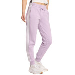 Dámske nohavice adidas Essentials 3-Stripes Fleece Slim Pants Pink JY3097 Dámske S