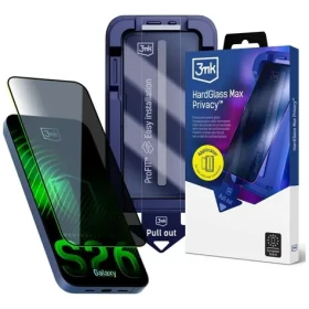 3mk HardGlass Max Privacy FrameFit / Ochranné sklo / Samsung Galaxy S26 / 9H / Privacy filter 28° (5903108741903)