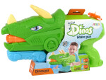 Mamido Dinosaurus Triceratops Vodná pištoľ 1330 ml Zelená Dosah 8 m