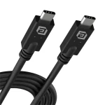 Akasa USB-C(M) - USB-C(M) 1m čierna/USB4/40Gbps/240W/PD 3.0 (AK-CBUB67-10BK)