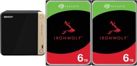 Qnap TS-464-8G + 2x Seagate IronWolf 6TB (ST6000VN006)