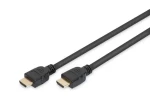 Digitus HDMI kábel Ultra High Speed s Ethernetom 5 m čierny / Kábel HDMI / UHD 8K 60Hz / HDMI 2.1 / pozlátené konektory (AK-330124-050-S)