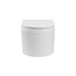 INVENA - Závesná WC misa, GLAMOUR, vrátane soft/close sedátka CE-92-001-L