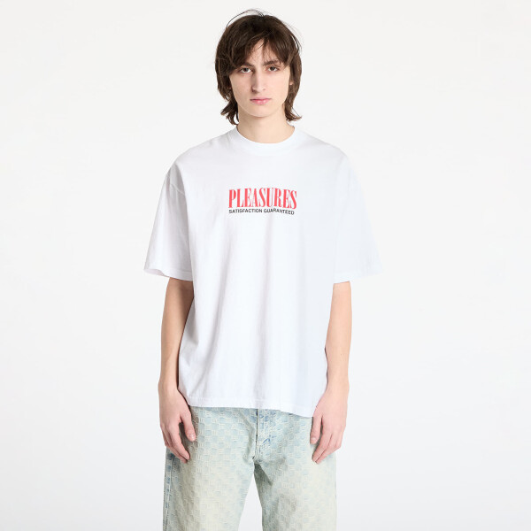 Tričko PLEASURES Satisfaction T-Shirt White M