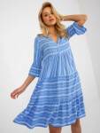 Dámske šaty D73771M30214F modré – FPrice S