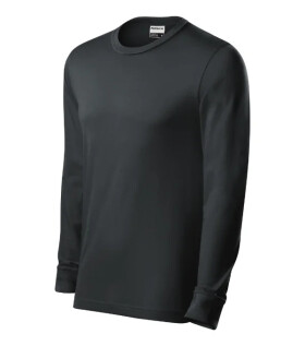 Tričko Resist LS unisex ebony gray 3XL