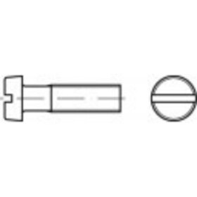 TOOLCRAFT TO-5381205 skrutky s valcovou hlavou M8 35 mm drážka DIN 84 ocel glavanizované zinkom 100 ks; TO-5381205