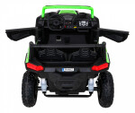 Mamido Detské elektrické autíčko Buggy UTV Strong 24V nafukovacie kolesá zelené