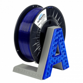 PETG filament Ultramarine modrý transparent 1,75 mm Aurapol 1 kg