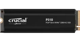 CRUCIAL P310 1TB (Heatsink) / M.2 SSD 2280 / PCIe 4.0 / R:7100MBs / W:6000MBs / 5y (CT1000P310SSD5)