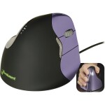 Evoluent Vertical Mouse 4 VM4S ergonomická myš USB optická čierna, purpurová 6 tlačidlo 2800 dpi ergonomická; VM4S