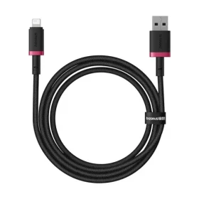 Baseus Dura (P10377801U01-01) Rýchlonabíjací kábel USB-A/Lightning 2.4A 1m červeno-čierna (P10377801U01-01)