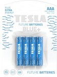 Teslá BLUE+ Zinc Carbon mikrotužková batéria AAA (R03) 4 ks / blister (1099137200)