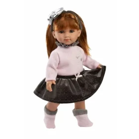 Llorens 53551 NICOLE - realistická bábika s mäkkým látkovým telom - 35 cm