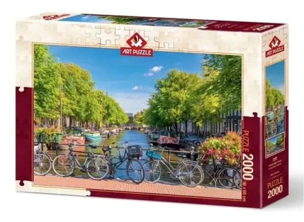ART PUZZLE 5480 Puzzle Amsterdamský kanál