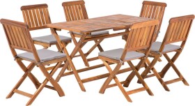 Beliani CENTO Záhradná súprava stola a stoličiek