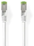 Nedis CAT8.1 S/FTP biela / Sieťový kábel / RJ45 - RJ45 / 1 m / LSZH (CCGL85520WT10)