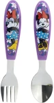 STOR Detský príbor 2ks Minnie / Nerezová oceľ / Bez BPA (81218)