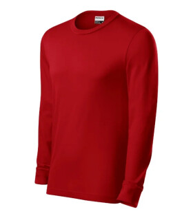 Tričko Resist LS unisex červené 2XL