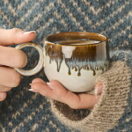 Ib Laursen Keramický hrnček Vallvik Earthy Tones 270 ml