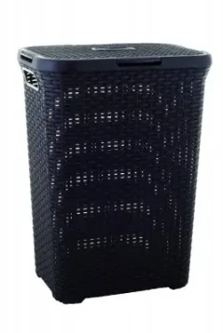Curver RATTAN 60l Kôš na špinavú bielizeň hnedá (00707-210)
