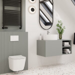 INVENA - Závesná WC misa PAROS, vrátane soft/close sedátka CE-90-001-W