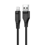 Acefast C3-02 čierna / Kábel USB-A - Lightning / MFi certifikácia / 2,4 A / 1,2 m