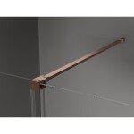 MEXEN/S - Velár sprchovací kút, posuvné dvere 150 x 80, grafit, meď kartáčovaná 871-150-080-41-65