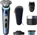 Philips i9000 Prestige Ultra XP9201/33 modrá / Pánsky holiaci strojček / Wet Dry / Bluetooth / LED displej (XP9201/33)