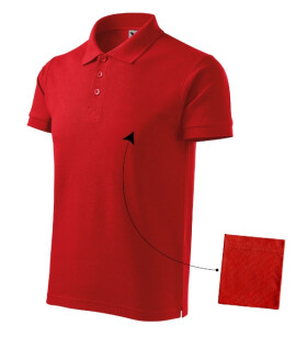 Bavlnená polokošeľa červená 2XL