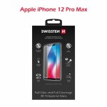 Swissten Ultra Durable 3D FULL GLUE Glass pre Apple iPhone 12 Pro Max čierna (64701866)