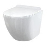 Alcadrain 1 - Alcadrain závesná WC misa + WC sedátko SLIM SOFTCLOSE, Duroplast WC SOLID WC SOLID