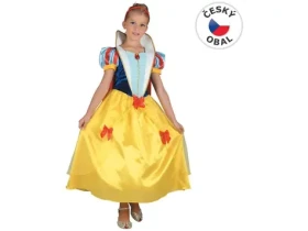 MaDe 00982 - Šaty na karneval - snehulienka, 120 - 130 cm