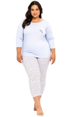 Dámske pyžamo 3256 Ariella modré - TARO světle modrá 3XL