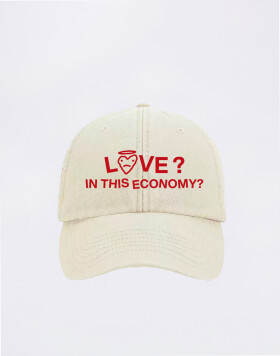 Monkey Studios Čepice Love Economy beige/red