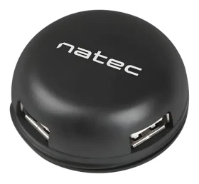 Natec Bumblebee čierna / USB rozbočovač / 3x USB-A 2.0 (NHU-1330)