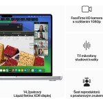 Apple MacBook Pro 14 M3 2023 Silver / Apple M3 / 8GB / 512GB SSD / Apple GPU M3 / macOS / SK (MR7J3CZ/A)